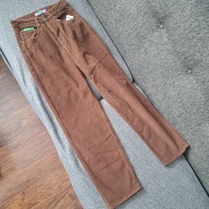NWT - Women's Zumiez, Empyre Brown Corduroy Pants, 0